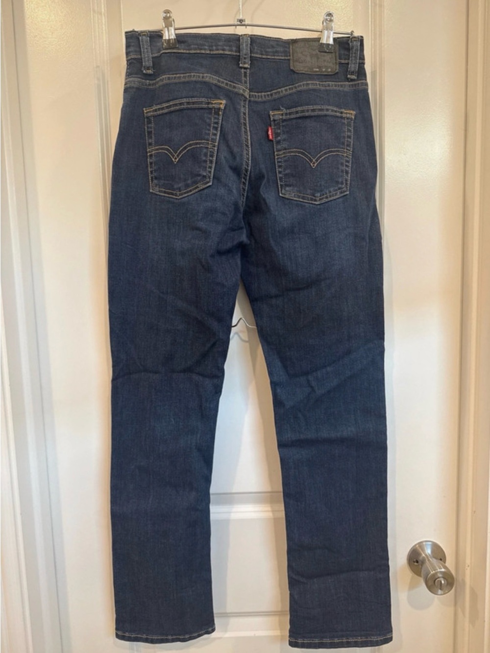 Levi's Navy Blue Men's Straight Jeans